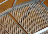 टिकाऊ स्टेनलेस स्टील विस्तारित धातु जाल सीढ़ी गैर पर्ची स्टील मेष