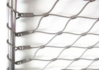 Balustrade Infill के लिए Rhombus Flexible Cable Mesh Netting X Tend 60 डिग्री