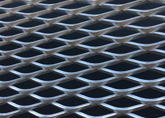वास्तुशिल्प सजावट के लिए स्ट्रेच्ड विस्तारित धातु मेष Diamand होल आकार